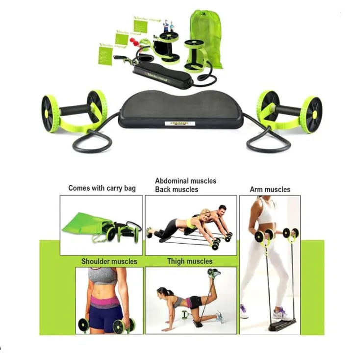 Revoflex%20Ab%20Wheel%20Home%20Gym%20-%20Green%20Ab%20Wheel%20Roller%20Sport%20Bodybuilding%20Revoflex%20Xtreme%20Dobule%20Wheels%20AB%20Roller%20Pull%20Rope%20Abdominal%20Trainer%20Gym%20Equipment%20Abs%20Trainer%20-%20Image%209