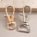 10Pcs Swivel Lobster Hook Clasp Keyring Snap Clasp Bag Jewelry Trigger Buckle MKL. 