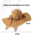 Hats for Women Sun hat fashion pearl woven straw hat summer sunscreen sun screen beach hat for women. 