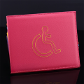 Disabled Parking Permit Holder Holographic Parking Permit Cover Disabled Blue Badge Holder Wallet Document Protection Cover Hologram Safe Parking Permit Display Cover. 