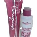 Dreamron Permanent Hair Color Ready to Use Hair Dye 60ml + Hair Color Developer 6% 60ml Bundle Pack. 