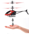 Rechargeable Infrared induction Helicopter Sensor Aircraft with Flashing Light. 