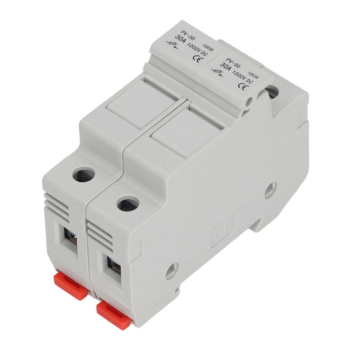 Photovoltaic%20Fuse%20Holder%202P%20PV%20Fuse%20Holder%2015A%20ABS%20Housing%201000V%20DC%20for%20Combiner%20Box%20-%20Image%208