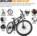 EPIKGO Electric Bike 250W Motor Powered Mountain Bicycle 26" Tire, 20MPH Adult Ebike with P.A.S and 21 Speed-Gear Shifter 36V/8AH Removable Lithium Battery, Black, Standard. 