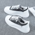 White Women's Shoes Hot Sale 2024 White Shoes Sneakers Breathable New Sports Summer Versatile Thick-Soled Daddy Spring and Autumn. 