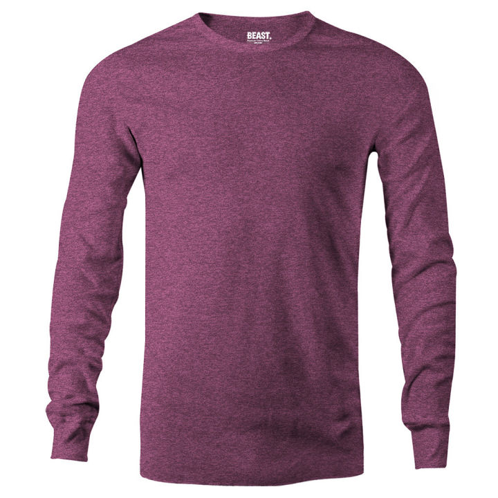 T-shirt Republic Deep Purple Marl - Men's Premium Long Sleeve T shirt