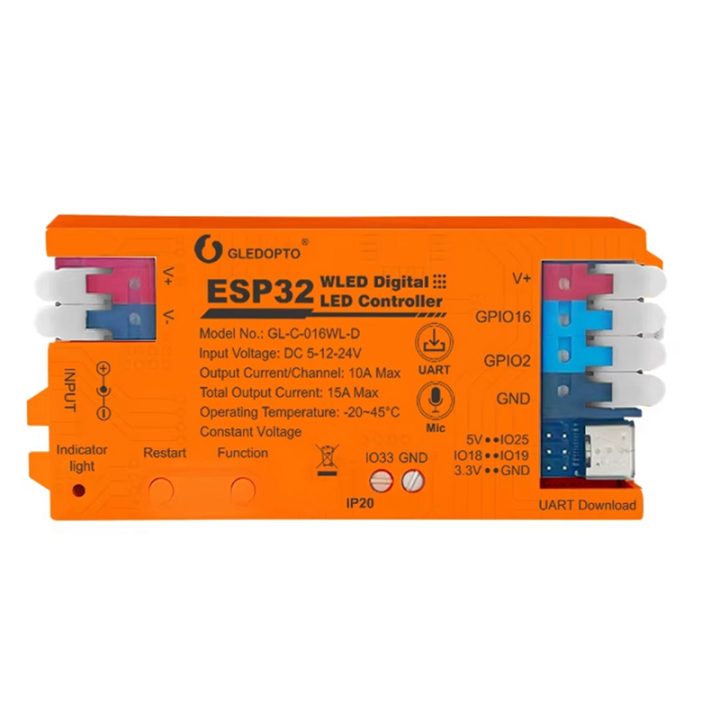 ESP32 WLED LED Controller Dynamic Works