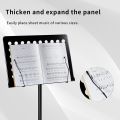 Music Stand 2 in 1 Dual-Use Desktop Book Stand - Musical Instrument Music Sheet Stand for Singing Book Notes Holder Notation Stand, Adjustable Book/music Sheet Stand - 1.5 Inch Platform Tray, Heavy Duty Orchestral Music Stand Holder Height Adjustable. 