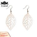 Carat Leaf Pendant Earrings Bohemian Hollow Leaf Dangle Earrings Vintage Minimalist Hypoallergenic Jewelry Gift Elegant Lightweight Earrings. 