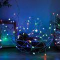 Alternating Light Chains 200 Copper Wire RGB Decorative Lamp Remote Control Timing Waterproof Flashing Lights 20 M. 