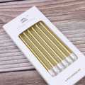 6Pcs PENCIL CANDLES for birthday party celebration decoration cake topper / birthday candles. 
