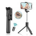 R1 Selfie Stick, Extendable Selfie Stick with Tripod Stand and Detachable Wireless Bluetooth Remote. 