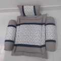 Hand Quilt Baby Bedding Sets Baby Carrier Pillows Grey White Design. 