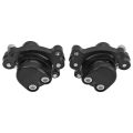 1pair Disc Brake Calipers Aluminum Alloy Front Rear Disc Brake Calipers for MBX10 MBX11 Mini Dirt Bike Black. 