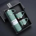 Vacuum Flask Set Stainless Steel Drinking Metal Water Bottle Gift High Quality Vacuum Flask Bottle - 500ml. 