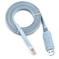 2X USB RJ45 Console Cable 6Ft Windows 8, 7, Vista, , Linux RS232. 