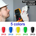 Spreeshop 10 Pcs Probe Pins, Stainless Steel Insulation Non-Destructive Pin, 0.7 mm Wire Piercing Probe Pin,Multimeter Probes. 