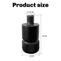 Aluminum Alloy Fishing Rod Bracket Connector with Built-in Magnet M3/8 Thread Quick Release Adapter for Bite Alarm Devi. 