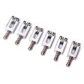 12 Pcs Guitar Parts:6 Pcs Electric Guitar Tremolo Bridge String Saddles Mount Conical Spring and Screws & 6 Pcs Electric Guitar Bridge Saddles Flat Set for Strat Tele Replacement. 
