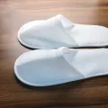 【WEJA】1pair Unisex Slippers Hotel Travel Spa Portable Slippers Disposable Home Guest Indoor Cotton Fabric Slipper. 