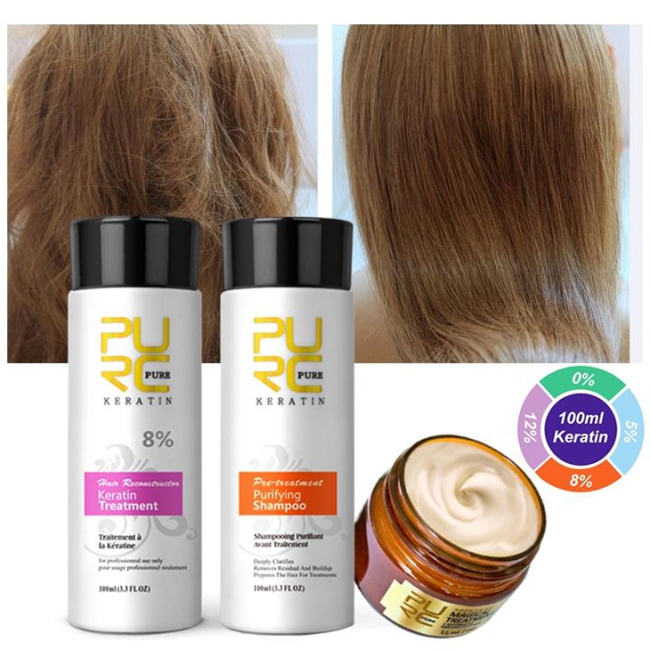 PURC Professional Keratin Hair Treatment Brazilian Hair - Main Image