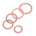 150pc/box Metric Copper Flat Washers Practic Gaskets Assortment Set Kit 15 Sizes. 