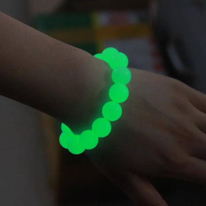 8/10/12/14mm%20Yellow%20Green%20Luminous%20Stone%20Transfer%20Bracelet%20/%20Blue%20Green%20Ball%20Beaded%20Bracelet%20/%20Luminous%20Bracelet%20for%20Men%20and%20Women%20/%20Jewelry%20-%20Image%203