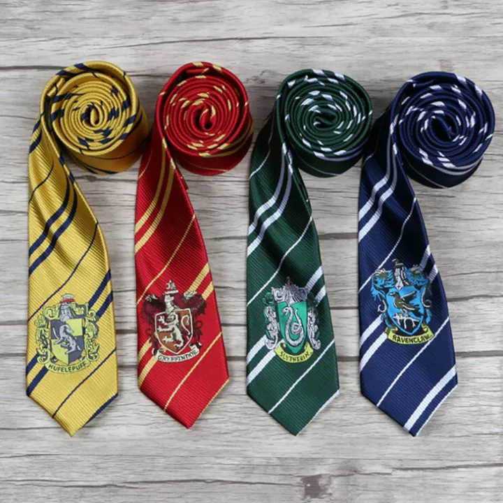 【BestGO】Harry Potter Tie College Badge Necktie Fashion Student Bow Tie Collar