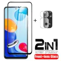 For Xiaomi Redmi Note 11 Global Tempered Glass Screen Protector and Camera Lens Film Protector 2in1 For note 11 Transparent. 
