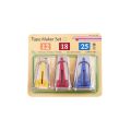 INNE Sewing Accessories Bias Tape Makers - 5 Size 6MM 9MM 12MM 18MM 25MM  Binding Tools Kit Supply Useful Household. 