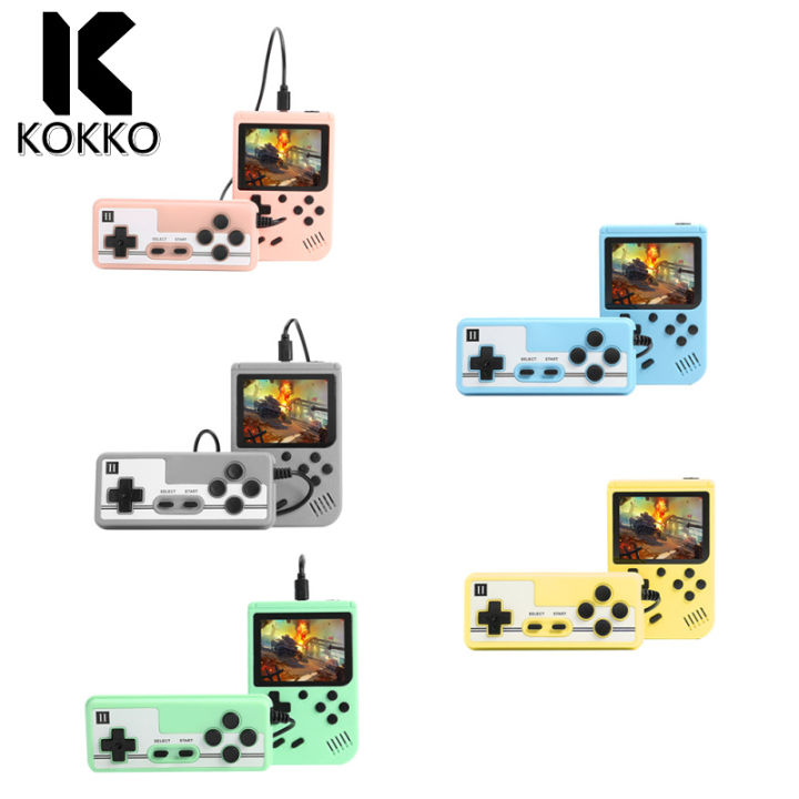 KOKKO Retro Handheld Game Console 3.0-Inch Screen Mini Retro Rechargeable Game Console With 500 Classic Games For Kids Men Women