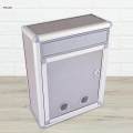 Locking Wall Mounted Mailbox Metal Weatherproof Outdoor Mailbox with Key Lock Key Lock Mailbox for. 