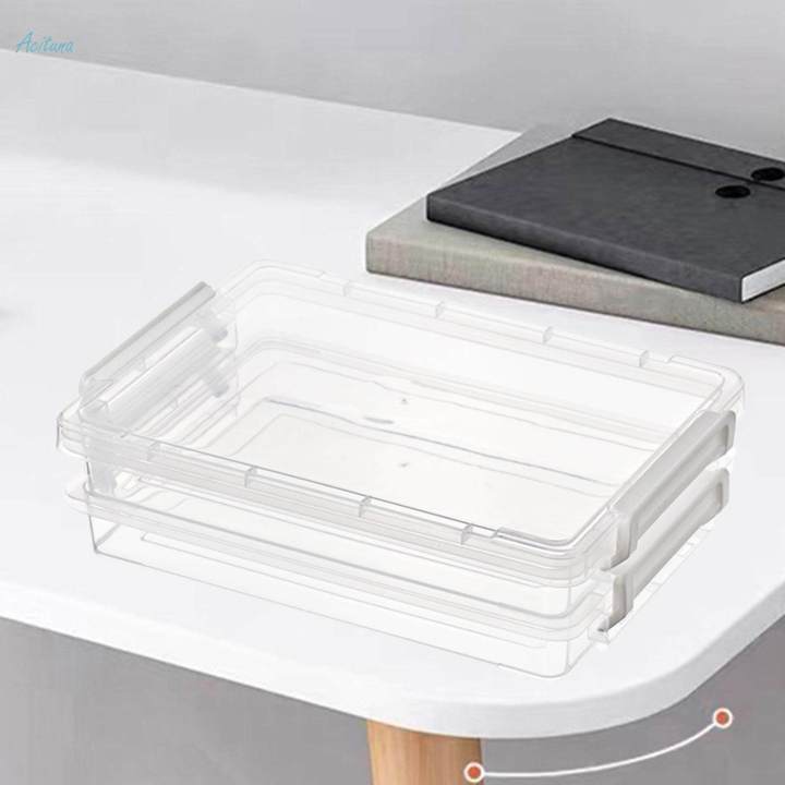 Storage%20Box%20Document%20Holders%20Lightweight%20Household%20Organizer%20Potector%20Case%20for%20Personal%20Commercial%20Desk%20Accessory%20Home%20-%20Image%208
