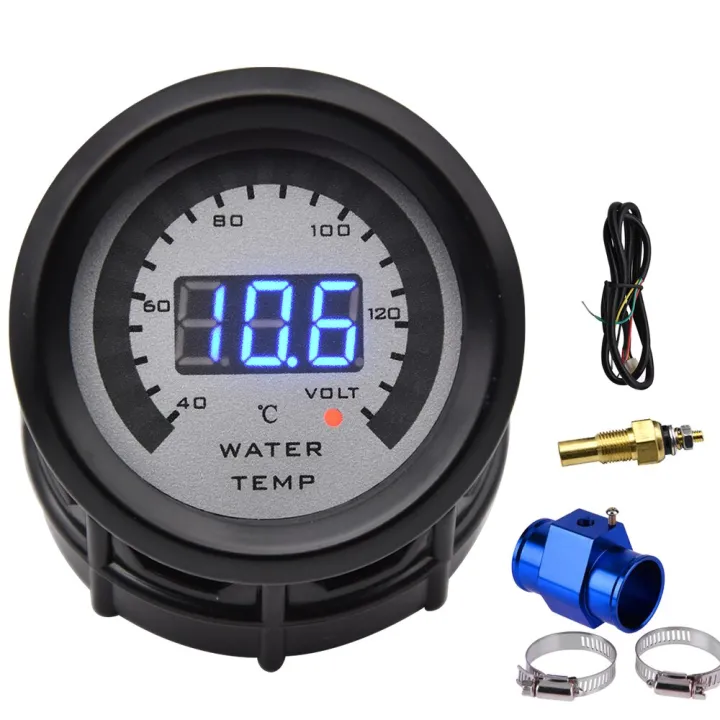 holder%E3%80%91%2040-140%E2%84%83%202%20In%201%20Voltmeter%20Water%20Temperature%20Gauge%20Racing%20Digital%20Water%20Temp%20Meter%20Sensor%20with%20Joint%20Sensor%20Hose%20-%20Image%202