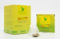 Purest Citrus-C 20 Biodegradable Pyramid Tea Bags - Green Tea Lemon and Orange Immune Boost. 