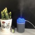 with Colorful Night Light Noiseless Cool Mist USB Powered 300ml Volcano Portable Air Mini Humidifier for Office Car Bedroom. 