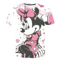 Girl's Clothing Summer 2023 Mickey Minnie Mouse Disney Short Sleeve T-shirts for Girls Funny Fashion Streetwear Shirt. 
