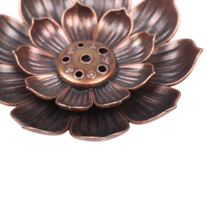 Alloy%20Incense%20Burner%20Stick%20Holder%20Plate%20Burner%20Plate%20Buddhism%20Coil%20Lotus%20Censer%20-%20Image%205