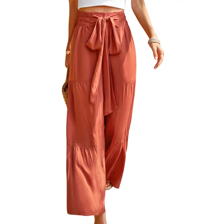 Yfashion%20Women%20Casual%20Wide-leg%20Pants%20High%20Waist%20Loose%20Straight%20Trousers%20Simple%20Elegant%20Solid%20Color%20Lace-up%20Pants%20-%20Image%207