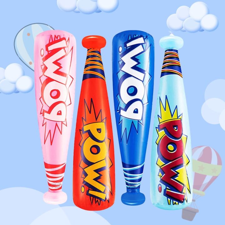 High Quality Thick Large Summer Inflatable Baseball Bat Lovely Interesting PVC Inflatable Hammer Cheer Sticks Outdoor Sport Pool Party Activities Balloon Toys