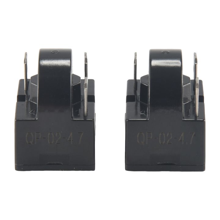 Replacement Part 3 Pin QP2-4.7/ QP2-4R7 4.7 Ohm Refrigerator PTC Start/Starter Relay for Most Mini Fridges and Coolers