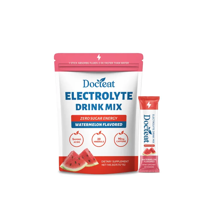 Docteat Watermelon Energy Supplement Powder for a Lean Physique, Daily ...
