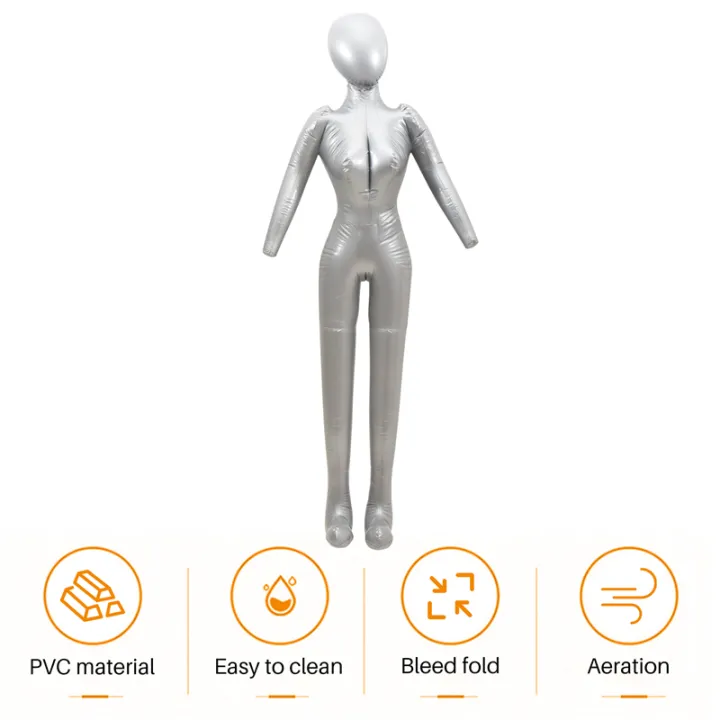 Human Inflatable Full Body Inflatable Full Body Female Model with Arm Ladies Mannequin Window ...