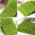 【ZOSR】15x15cm/30x30cm Artificial Lawn Grass Mat Rug Turf Miniature Ornament outdoor. 