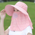 Sun Hat Female Summer Hat Cover Face Breathable Sun Hat All-match Summer Hat with Big Rim Anti-ultraviolet Cycling Sunhat. 