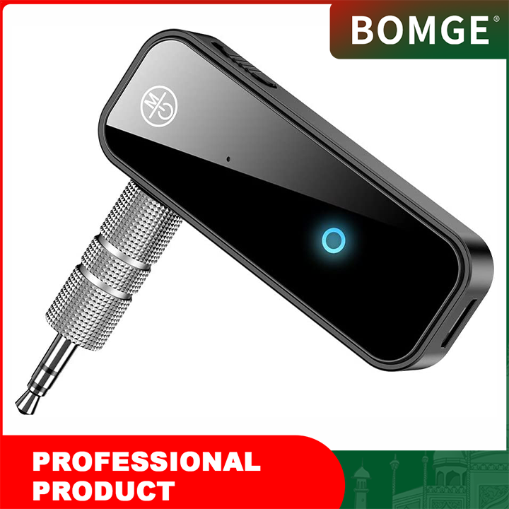 BOMGE  5.0 Adapter 3.5mm Jack Aux , 2-in-1  for TV Audio, Projector, PC, Headphone, Car