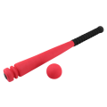 2X Foam Baseball Bat with Baseball Toy Set for Children Age 3 to 5 Years Old,Red. 