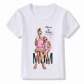 New Mom and Daughter Print T-shirt girls childern Fashion Summer Tops Kids clothes Short Sleeve Girls T shirt Tumblr Clothing. 