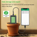 Yieryi Smart Soil Sensor 5-in-1 NPK EC Moisture Temp pH Meter with APP Data Logger USB Rechargeable Soil Tester for Garden Farm. 