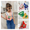 Cute Cartoon Travel Backpack Children's Cross-body Handsome Dinosaur Chest Bag Fengshi. 
